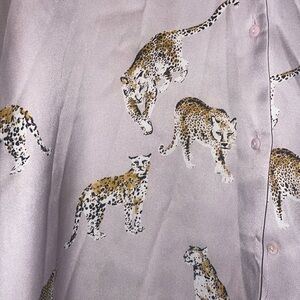 Zara cheetah shirt
